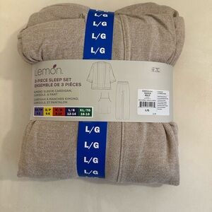 Lemon 3-Piece Sleep Set - Taupe